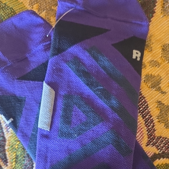 Purple Geometric Pattern Socks - Picture 3 of 7